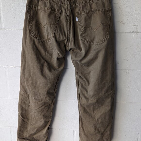 Levis Strauss 505 Straight Cut Trousers Pants Trouser lined Pants - Picture 2 of 12